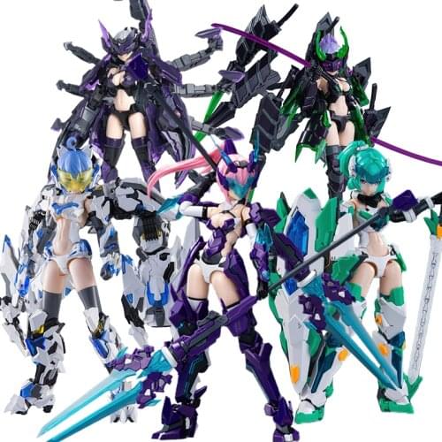 GUNDAM E-Model Assembly Serqet Atkgirl Suzaku Basalt Green Dragon White Tiger 1/12 PVC Action Figurine Model Toys for Boys Gift