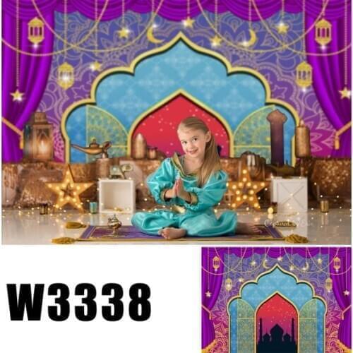 Photography Backdrops Magical Carpet Aladdins Lamp Children Baby Shower Birthday Party Decor Photo Background Studio Photocalls
