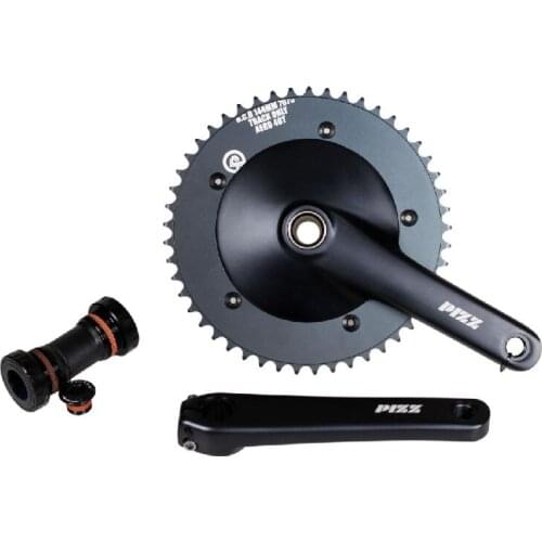 PIZZ AERO HT2 CRANKSET PIZZ Alumniun Alloy Crankset Fixed Gear Crank 49T 165mm BCD144 Single Speed TRACK BIKE Crank