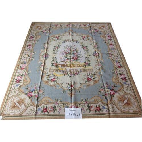 Needlepoint carpets needleopint rugs 238CMX299CM 7.8 X 9.8 DB-6A 7.8x9.8gc8neeyg9