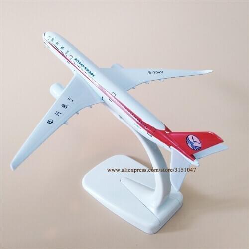 16cm Air China Sichuan Airlines A350 Airbus 350 Plane Model Alloy Metal Diecast Model Airplane Aircraft Airways Kids Gift