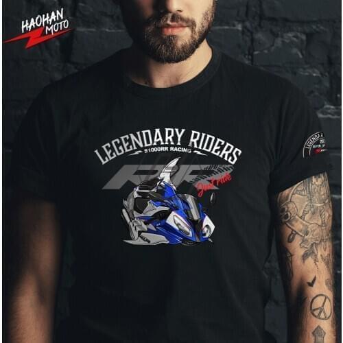 Motorcycle O-Neck Printed T-Shirt Man Short Sleeve T Shirt Case for BMW S1000RR S1000 RR Club Team