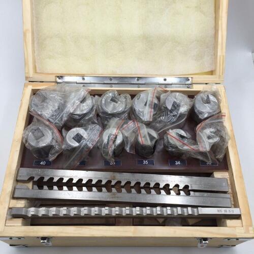 21pcs Keyway Broach Tool Set 10mm 12mm 14mm Broaches 32-50 Bushings Shims HSS Cutting Tools for CNC Machine Brand new RH