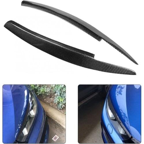 Headlight Eyebrow Carbon Fiber Trim Sticker Fits for Scirocco 2008- Decorative Accessory Car-styling accessories