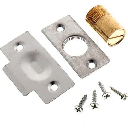 Invisible Wooden Cabinet Door Beads Lock Closet Ball Catch Latch Stainless steel