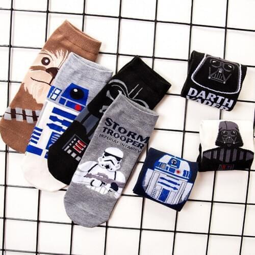 Disney Star Wars 9 Jedi Knight Master Yoda R2-D2 Cosplay Socks Comics Women Deodorant Men Force Awakens Socks Lovely Gifts Toy
