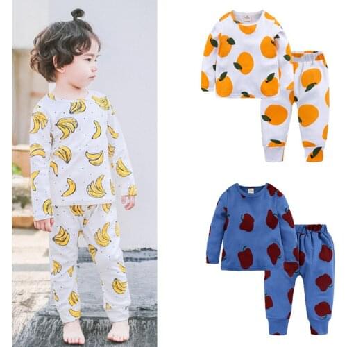 New Korean Child Pyjama Children Pajamas Outfits Toddler Baby Clothes Pants Set Boys Cotton Sleepwear Kids Pajamas For Girls