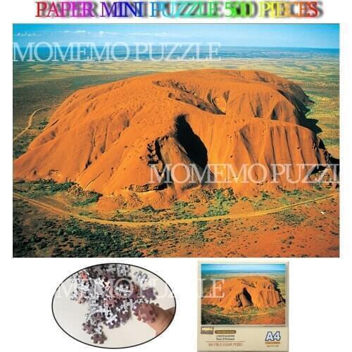 Uluru-kata Tjuta Natioanal Park Jigsaw Puzzle Mini 500 Pieces Beautiful Australia Natural Landscape Adults Kids Puzzle Toy Games