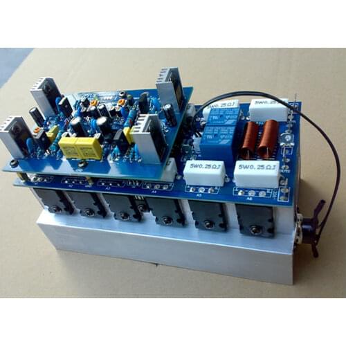 12PCS C5200 A1943 power tube Assembled 350W*2 2.0 channel Powerful amplifier board / 2.0 amp board stage amplifer board