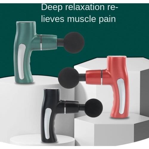 Professional Fascia Gun Fitness Body Deep Muscle Massage Relaxer High Frequency Vibration Mini Handheld Massager Fascia Gun