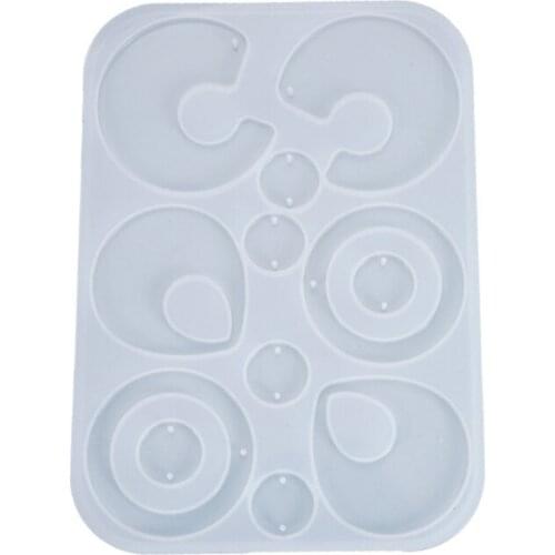 DIY Earrings Pendants Casting Silicone Mould Crafts Jewelry Making Tools Crystal Epoxy Resin Mold