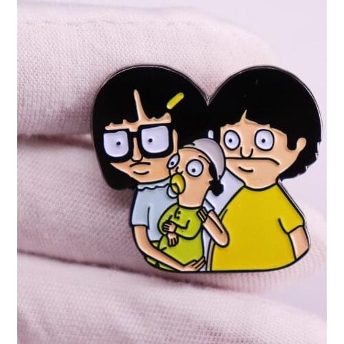 A family of three pin