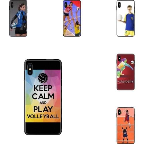 Discount Youth For Samsung Galaxy Note 4 8 9 10 20 Plus Pro Ultra J6 J7 J8 M30s M80s 2017 2018 Volleyball Game Black Soft TPU