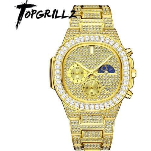 TOPGRILLZ Ladies Watch Stainless Steel