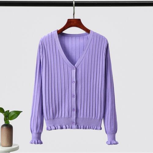 YING DE MEI Women's Knitted Cardigans