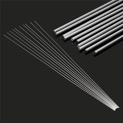 10pcs 3.2mmx330mm Silver Aluminum Alloy Welding Rod Low Temperature Metal Soldering Brazing Wire Solder TIG Filler Rods
