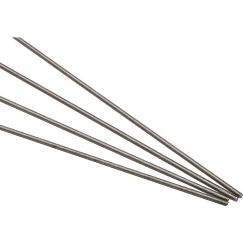 4PCS Marine M2 M2.5 M3 M4 Full Thread Stainless Steel Push Pull Rod Length 250mm Servo Linkage DIY Accessories for RC Boat Model