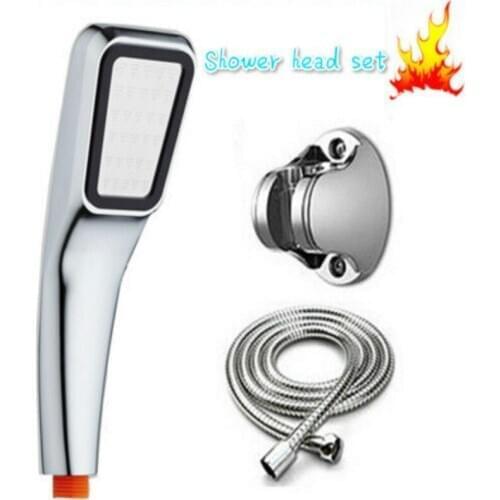 Aprince Booster Shower Anti-Fall Shower Head Upgrade Version 300 Hole Square Hand Shower Set Bathroom Supplies