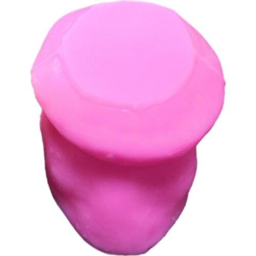 Flower Skull Candle Holder Epoxy Resin Mold Candlestick Casting Silicone Mould DIY Crafts Ornaments Mold N2UE