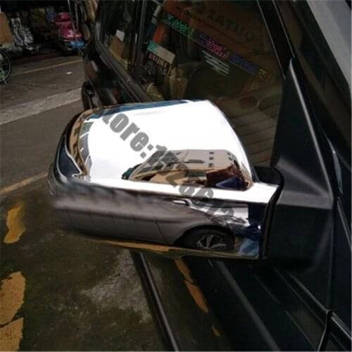For 2005-2008 HYUNDAI TUCSON ABS Chrome DOOR SIDE WING MIRROR CHROME COVER REAR VIEW Car styling