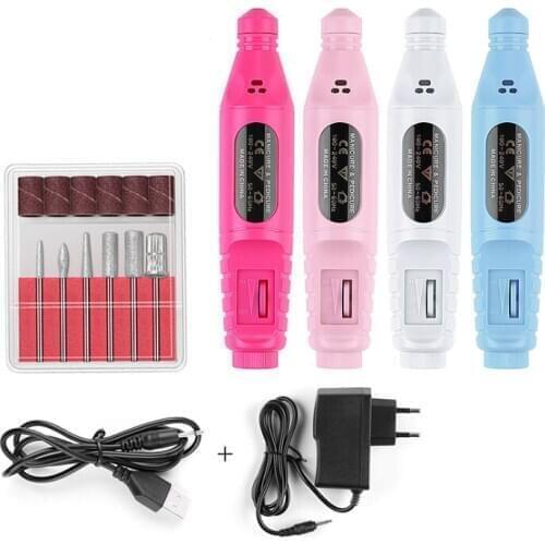 Electric Nail Drill Machine Pen Apparatus For Manicure Milling Cutters Electric Nail Sander Pedicure Manicure Kit