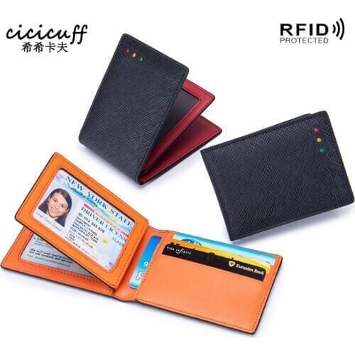 Driver License Holder Card Wallet Cow Leather RFID Cover for Drivers Documents Business Credit Card Holder Thin Purse for Male