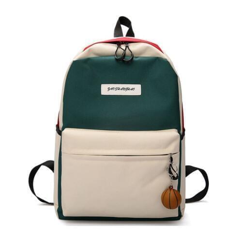 Women oxford backpack For Teenage Girls Kids Multi-Function Basketball Smile Toy Bagpack Female Ladies School Backpacks