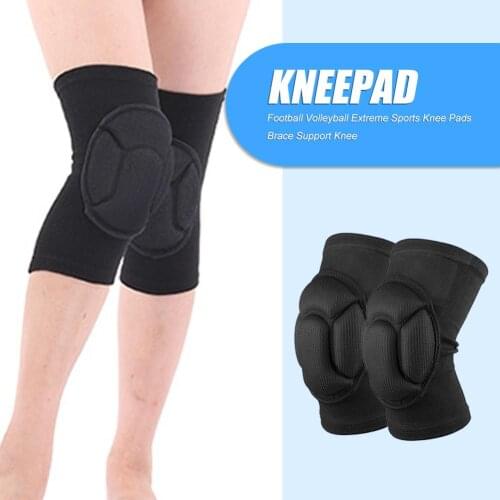 Durable Knee Pads Multi-function 2x Thickening Football Volleyball Extreme Sports Knee Pads Brace Knee Protector