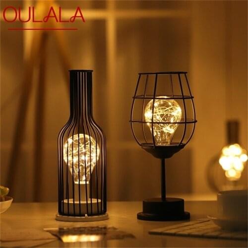 OULALA Night Light Decorative Light Wine Glass Grape Bottle Led Creative Atmosphere Light