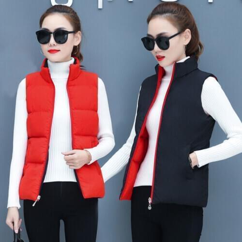 2021 New Women Vests Winter Ultra Light White Duck Down Vest Female Slim Sleeveless Jacket Women Windproof Warm Waistcoat Y96