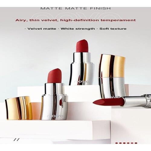 NEW Arrival Matte Velvet Lip Glaze Waterproof Long Lasting Not EasyTo Fade Lip Gloss Lipstick Makeup Cosmetic TSLM1