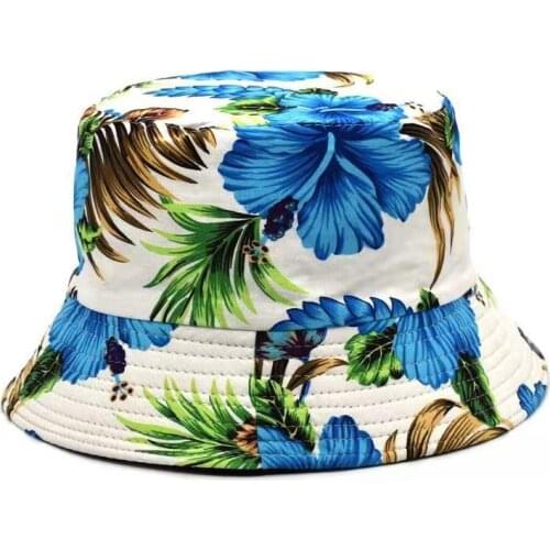 Unisex Summer Foldable Panama Bucket Hat Women Outdoor Sunscreen Cotton Fishing Hunting Cap Hip Hop Street Hat Sun Prevent Hats