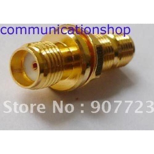 Long SMA Female To SMA Female Bulkhead RF Connector Adapter
