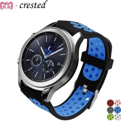 Gear S3 Frontier Band for Samsung Galaxy Watch 46mm strap Silicone bracelet 22mm watch band smartwatch Gear S 3 Classic 46 mm