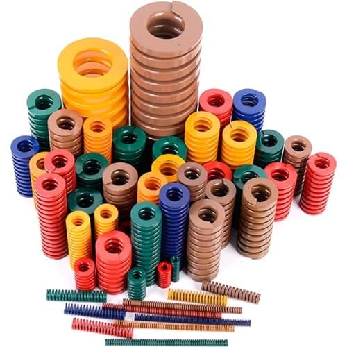40x20x40/50/60/65/70/80/90/100/125/150/175/200/250/300mm 2Pcs Spiral Stamping Compression Die Spring red yellow blue green brown