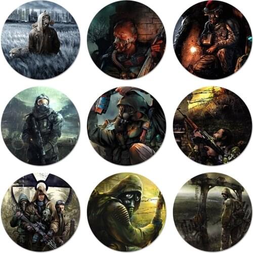 Stalker Clear Sky game Kitchen Home Decor Refrigerator Magnetic Stickers Opener Beer Coke