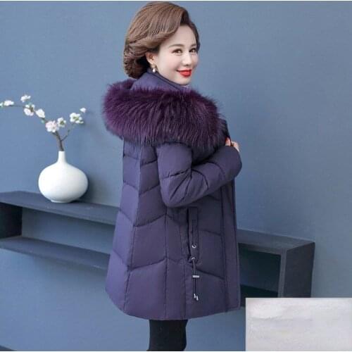 Women Winter Jacket 2021 New Long Parkas Thick Warm Snow Coats Female Hooded Cotton Padded Parka Jacket for Woman Coat 5XL X706
