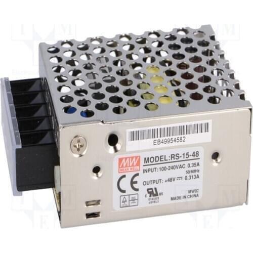 15w 48v power supply circuit Meanwell RS-15-48 LED Driver