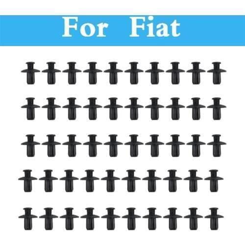 8mm Car Plastic Rivet Fasteners Bumper Mudguard Expansion Clips For Fiat Seicento Siena Stilo Palio Sedici Panda