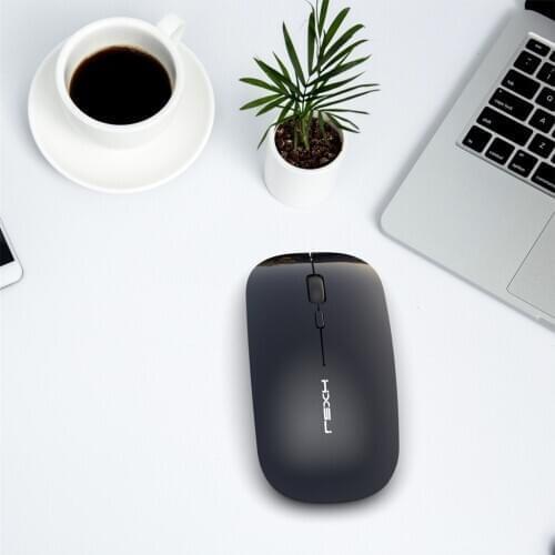 Wireless Mouse USB Receiver 2019 New Ergonomic Wireless Mouse 1200DPI USB+Type-C Rechargeable Optical Mice
