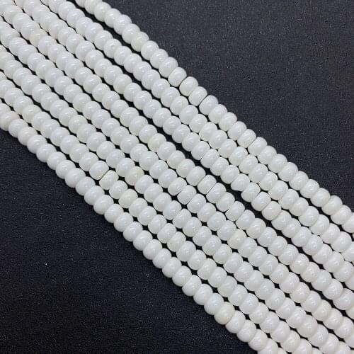 AA Grade Abacus Shell Beads Natural Shell Pearl Loose Beads Chain DIY Making Jewelry Accessories Necklace Bracelet High Quality