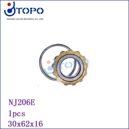 30*62*16 Cylinder roller bearing NJ206E