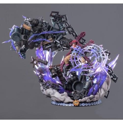 ONE PIECE GK Statue SXG-Studio Eustass Kid With Sound And Light Limited 69CM Resin Action Figure Collection Model Toys F59