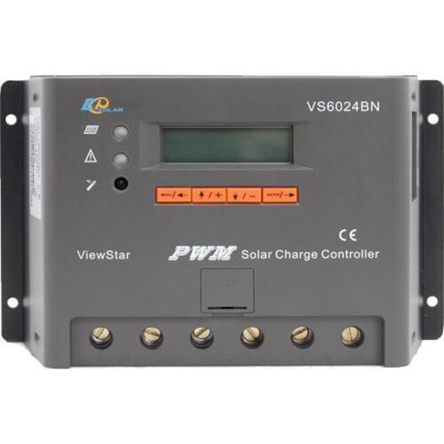 EPSOLAR VS6024BN 60A ViewStar 12V 24V Auto EP PWM Solar Charge Controller LCD Display