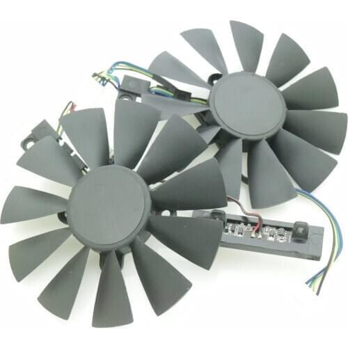 FDC10U12S9-C 12V 0.45A 87mm VGA Fan With Lamp For ASUS GTX1060 GTX1070 RX570 Graphics Card Cooler Cooling Fan