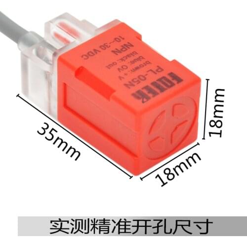Fotek PL-05N Inductive Proximity Sensor Switch 5mm Detection NPN out DC10-30V Normal Open NO