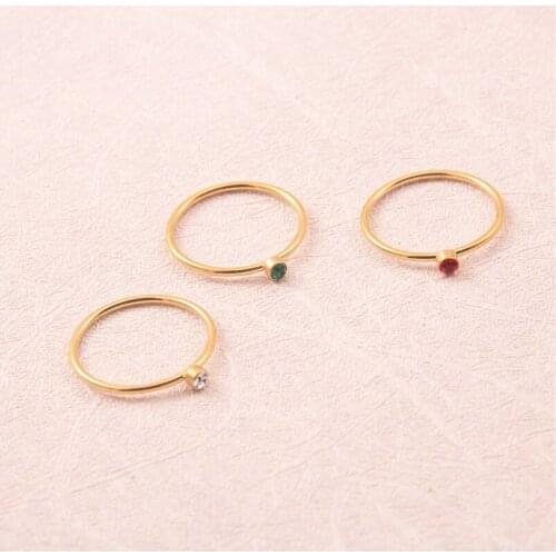 Irregular Ring Stainless Steel Gift For Womens Plated Gold Aesthetic Korean Style Steampunk Gothic Rings Jewelry Anillos Mujer