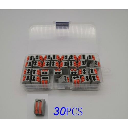 Wire connector combination box Universal Compact conductor rod pct-212 213 AWG28-12 mini Lever Block push in fast quick terminal