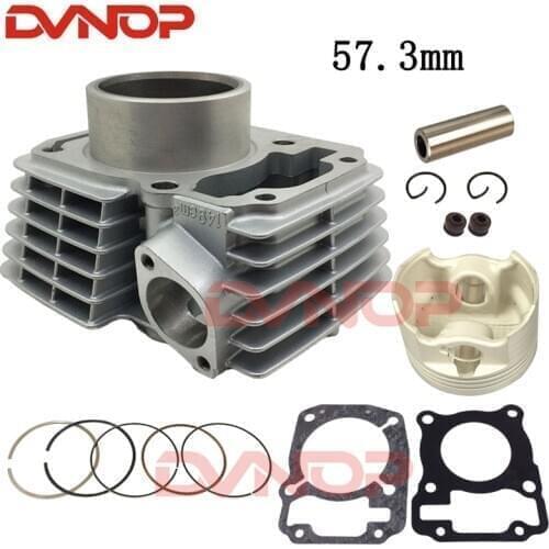 Motorcycle Cylinder Kit For 57.3mm Honda XR150 CBF150 KTT150 piston ring gasket Engine Parts