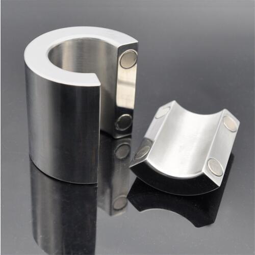 Magnetic Stainless Steel Scrotum Ring Pendant Ball Stretchers Testis Ball Heavy Cockring Male Penis Exercise Sex Toys for Man